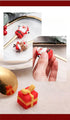 Christmas Coffee Spoons Coffee Stirrers Cake spoon Premium Stainless Steel Ice Tea Spoons, Ice Cream Spoon, Cocktail Stirring Spoons Set of 4?Silv...