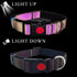 Reflective Dog Collar Soft Neoprene Padded Breathable Nylon Pet Collar Adjustable for Small Medium Large Dogs (Colorful, S)...