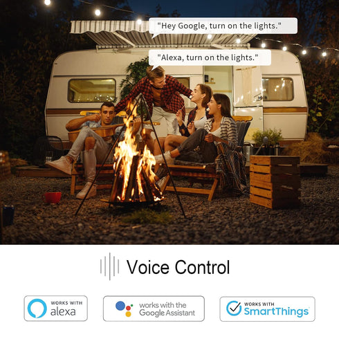 Minoston Outdoor Smart Plug Wi-Fi Plugs Outlet with 2 Individual Control Sockets, Weather-Resistance, Work with Alexa, Google Assistant, 125V, 2.4...