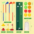 Toddler Golf Set- Chipping Net with 8 Balls, 4 Plastic 23.3" Kids Golf Clubs 3-5 Indoor Ourdoor Sports Toys Birthday for Toddlers Girls Boys 3 4 5...