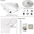 Stickyart Thick Marble Contact Paper Peel and Stick White Marble Wallpaper Matte Contact Paper for Bathroom Countertops Removable Marble Wallpaper...