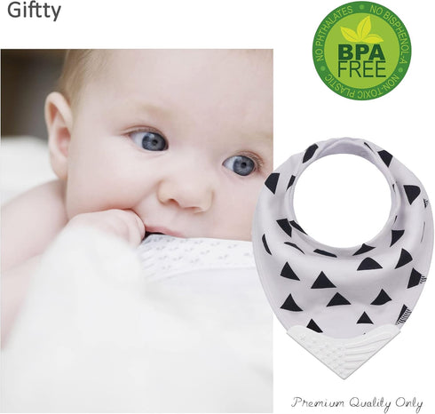 Giftty Baby Teething Bibs Set...