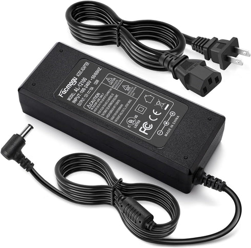 Facmogu 12V 10A Power Supply AC to DC Adapter, AC to DC Converter 100V-240V to 12V 10A 120W, 12 Volts 10 Amps Power Transformer 5.5x2.5mm & 5.5x2....