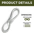 Patio Umbrella Cord Line Rope Heavy Duty Replacement String Green Dot (20 FT)...