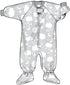 Butterick Infants' Bunting, Jumpsuit, Shirt, Diaper Cover, Hat, Bib, Mittens, Booties and Blanket Sewing Pattern Kit, Design Code B6968, Sizes XXS...
