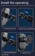 Car Mount Phone Holder Clamp Type Mounts Cell Phone Holder Screw Hook Navigation Clamp Car Phone Holder Mount Fit All Smartphones...
