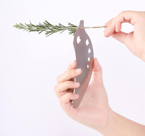 Stainless Steel Herb Stripper for Kale, Chard, Collard Greens - Multi-Function Leaf Remover, LooseLeaf Stem Removal Kitchen Gadget, Easy Kale Stem...
