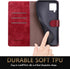 SUANPOT for Samsung Galaxy A42 5G with RFID Blocking Leather Wallet case Credit Card Holder, Flip Folio Book Phone case Shockproof Cover for Women...