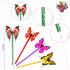 36 Pcs Flower and Butterfly Pens Bulk Ballpoint Pens Butterfly Office Writing Supplies Floral Party Writing Pen Gifts for Home Classroom Back to S...