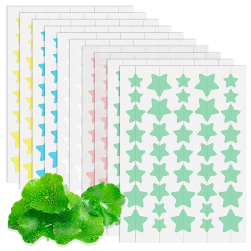 PITHER Pimple Patches for Face, Acne Patches Cute Star Zit Patches Covers for Skin Care, Hydrocolloid Spot Stickers Contain Centella Asiatica, Tea...