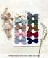 Baby Girls Hair Bows Clips, 10pcs Boutiques Barrettes Fully Lined Alligator Clips Hair Accessories for Infants Toddlers Fine Hair by Cherssy...