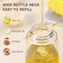 Vucchini Oil Dispenser Olive Oil Dispenser Bottle Set 10 oz for Kitchen Cooking - Auto Flip Condiment Container With Leakproof Vinegar Glass Cruet...