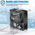 GDSTIME 120mm x 38mm 12V DC Waterproof IP67 Fan High CFM Dual Ball Bearing 2Pin for DIY Cooling Ventilation Exhaust Projects...
