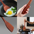 14-inch Cherry Wooden Spatula Turner Long Handle, Wood Kitchen Spatula Turner, Egg Scraper, Wood Cooking Utensil, Kitchen Spatulas for Flipping, S...