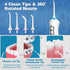 Water Flosser Cordless Teeth Pick: Portable Adults Dental Oral Irrigator for Travel Flossers Cleaning Picks 300ML...