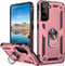IKAZZ for Galaxy S21 Case,Military Grade Shockproof Heavy Duty Protective Phone Cover Pass 16ft Drop Test with Magnetic Kickstand Car Mount Holder...