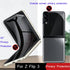 3 Pack Designed for Z Flip 3 Privacy Screen Protector,Anti-Peep 1PCS Outside Screen Protector+1PCS Inside Screen Protector+1PCS Side Protector Fil...