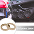 X AUTOHAUX 2Pcs Car Speaker Spacer Ring Adaptor Brackets Mounting Spacer Recess Bezel Plate Wood 77mm ID Universal for 3 Inch Speakers...
