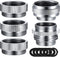 Faucet Adapter Kit, 5PCS Kitchen Sink Brass Aerator Adapter Set Male Female Sink Faucet Adapter for Garden Hose, Water Filter, Standard Hose via D...