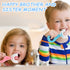 4 Pack U Shaped Toothbrush Kids, Kids Toothbrushes Soft Silicone Brush Head Whole Mouth Toothbrush with Handle 360 ° Oral Teeth Cleaning Design fo...