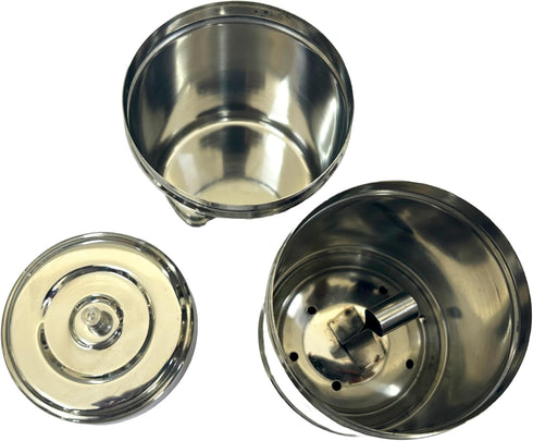 South Indian Coffee Maker | Convenient 5-6 Cup Coffee Maker | Decoction Maker Brewer Dripper,Stainless Steel Coffee Filter- 300ml...