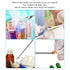 Laboratory Spatula, Stainless Steel Medicine Spoon Laboratory Scraper Stainless Steel Laboratory Scraper Mini Spoon Set for Trace Drugs, Lab Spatu...