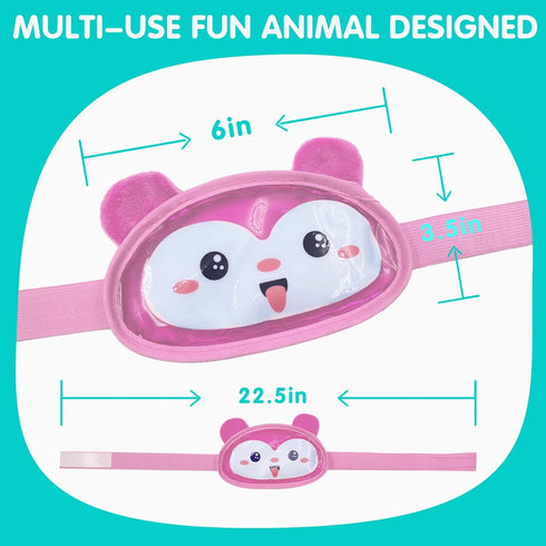Boo Boo Ice Pack, Kid Reusable Ice Pack, Auxiliary Fever Reduction, Hot Cold Pack for Kids Injuries, Wisdom Teeth, Baby Colic, Gas and Upset Stoma...