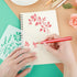 16pcs Botanical Flower Stencils Reusable for Crafts Small Wildflower Floral Paint Stencil for Painting on Wood Card Making, Art Stencils for Furni...