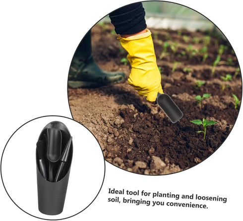 GANAZONO 2 Sets Transplanter Pots Set Sets Plant Care Accessories Garden Rake Flower Planting Tools Garden Tool Set Plastic Black Gardening Access...