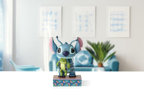 Enesco Disney Traditions Collection by Jim Shore Lilo and Stich Holding Frog Figurine- Resin Hand Crafted Painted Collectible Disney Mini Figurine...
