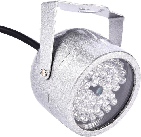 Camera IR Illuminator Lights for Security Camera, Wide Angle Infrared Fill Light IR Light 140 LED Waterproof Infrared Night Vision Light for Secur...