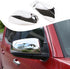 Car Door Side Mirror Cover Trim Compatible with Tacoma 2006-2015,Outside Door Mirror Cover Trim, Exterior Rearview Mirror Cap ABS (Bright Silver)...