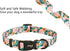Dog Collar for Small Dogs Floral Dog Collars with Quick Release Safety Buckle Soft Comfortable Cute Pet Collar for Girl Dog Boy Dog...
