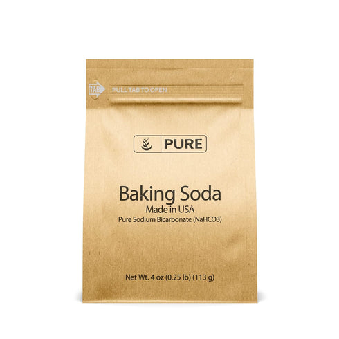 Pure Original Ingredients Sodium Bicarbonate (Baking Soda) (4 oz) Always Pure, No Fillers Or Additives, Eco-Friendly Packaging...