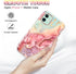 CASEFIV Compatible with iPhone 11 Case,Marble Pattern 3 in 1 Heavy Duty Shockproof Full Body Rugged Hard PC+Soft Silicone Drop Protective Women Gi...