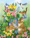 Bits and Pieces - 100 Piece Jigsaw Puzzle - A Touch of Spring by Artist Jane Maday - Cute Bunnies - 100 pc Jigsaw...