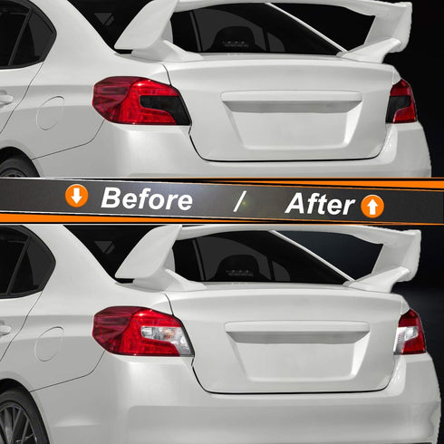 NDRUSH Blackout Taillight Vinyl Tint Film, Precut Overlays,Tail Light Wrap Cover Compatible with 2015-2020 Subaru WRX/STI...