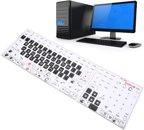 Hilitand Universal Desktop Computer Keyboard Sticker for 84 to 108 Key Keyboard,JP-603 PVC Frosted DIY Mechanical Keyboard Sticker,Gaming Keyboard...