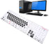 Hilitand Universal Desktop Computer Keyboard Sticker for 84 to 108 Key Keyboard,JP-603 PVC Frosted DIY Mechanical Keyboard Sticker,Gaming Keyboard...