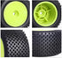 1/18 RC Buggy Rear Tires and Wheels Preglued for Wltoys 184011 A959 HSP 94815 94810 HPI Losi Mini T 2.0 1/18th Rail Buggy Model, 2PCS (Green)...