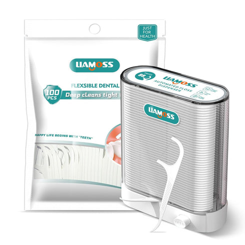 Dental Floss Dispenser-Adult Unbreakable and Shred-Resistant Flossers-188 Count Professional Toothpicks Sticks-Perfect Dental Tools for Super Clea...