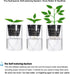 ORIMERC 25 Pack 3 inch Net Cup Pot with 25 feet Hydroponic Self Watering Wick & 25 Pcs Plant Label Aquaponics Mason Jar Insert Orchid Rimmed Nette...