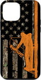 iPhone 12 mini Bow Hunting Tree Stand Deer Hunter American Flag Camouflage Case...