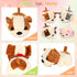 12 Pcs Cute Stuffed Animal Toy 4 Inch Mini Plush Mermaid Tiger Turtle Puppy Pig Alpaca Cat Ornaments Stuffed Doll Keychain Handbag Pendant for Bir...