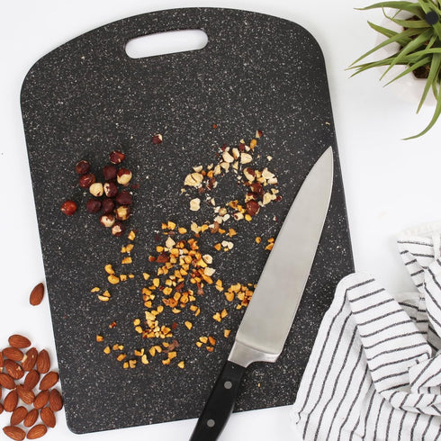 Dexas Decorator House SuperBoard Cutting Board with Rounded Corners, 12 by 16 inches, Heavy Granite...