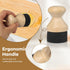 Cutting Board Oil Wax Applicator and Scrub Brush Set- Natural Bamboo with Sisal Fiber and Sponge for Food Grade Mineral Oil Board?Wooden Worktops,...