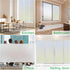 Window Privacy Film Frosted Privacy Window Film Heat Control UV Blocking Frosted Glass Window Film Static Cling Non-Adhesive Reusable Door Coverin...