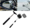 Car Rearview Mirror Wiper 2 pack Universal Automotive Car Accessories Telescopic Auto Mirror Squeegee Cleaner 98cm Long Handle Portable Car Cleani...