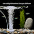 Fish Tank Air Stone, 2 Inch Nano Ultra-High Dissolved Oxygen Diffuser Bubbler, Make Super Tiny Bubbles for 2-30 Gall0n Hydroponics and Aquarium Fi...