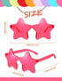Star Shaped Sunglasses, Heart Sunglasses Bachelorette Party Cool Sunglasses, Colorful Sunglasses Party Favors...